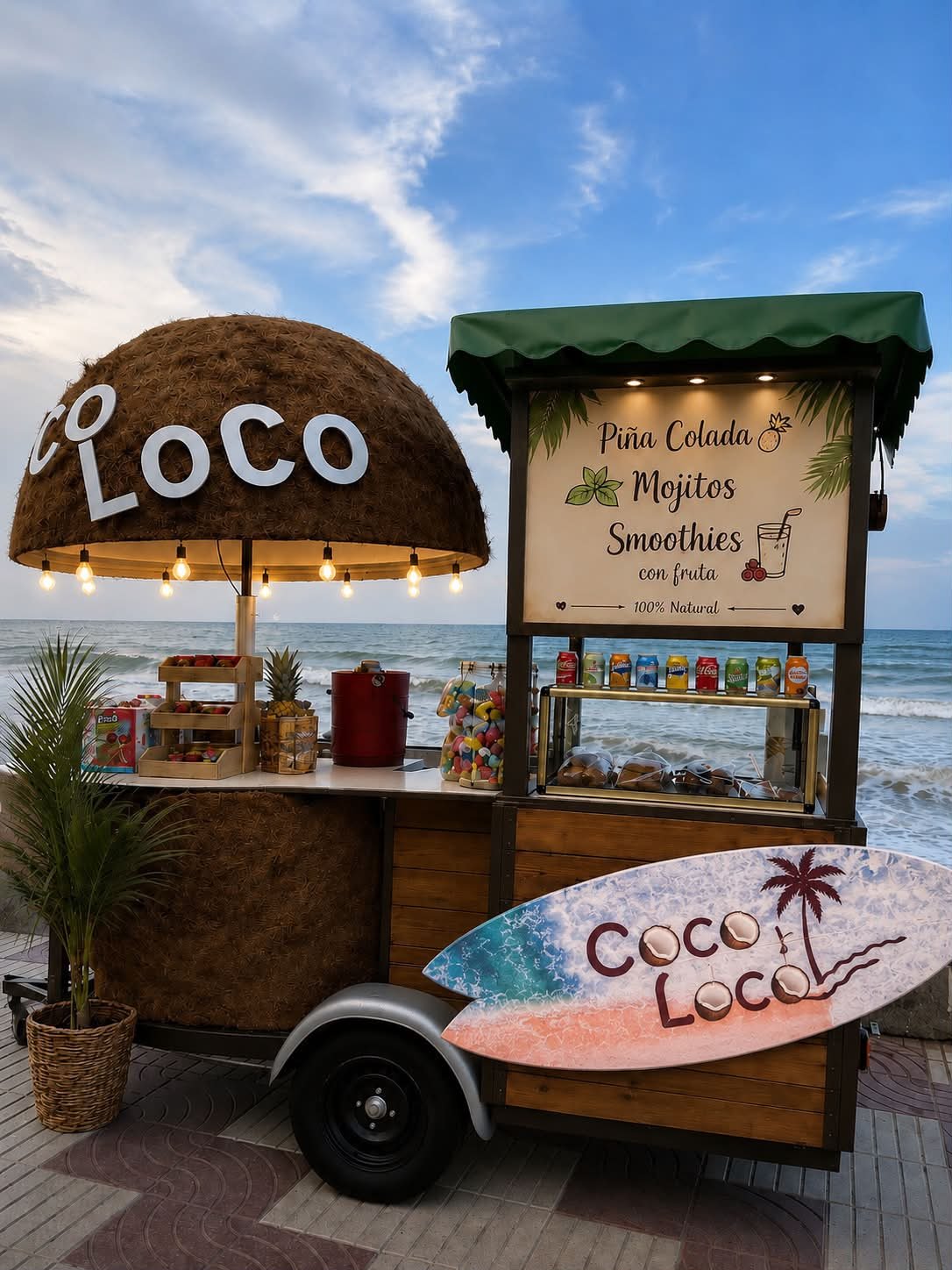 Montaje de barra móvil Coco Loco